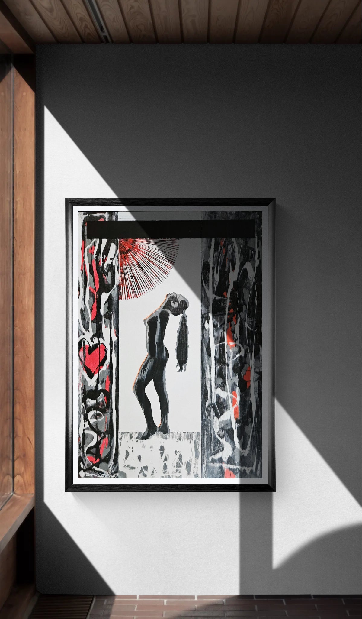 Original-Kunstwerk: "In love with the shape of you", 70 x 100 cm