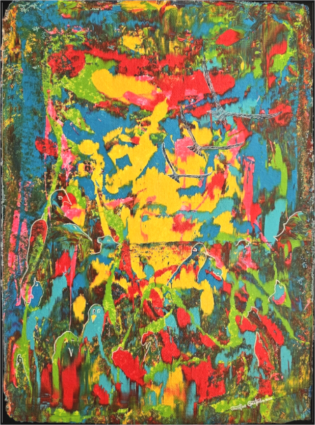 Main image Kunstwerk "Anitas Freiheit" - Premium Leinwand-Druck