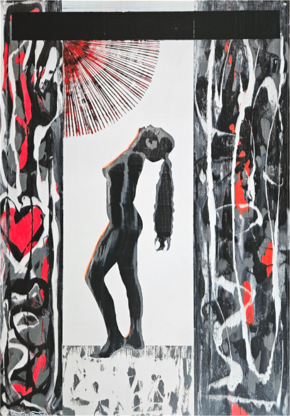 Main image Kunstwerk: "In love with the shape of you", Premium Leinwand-Druck, limitierte Auflage