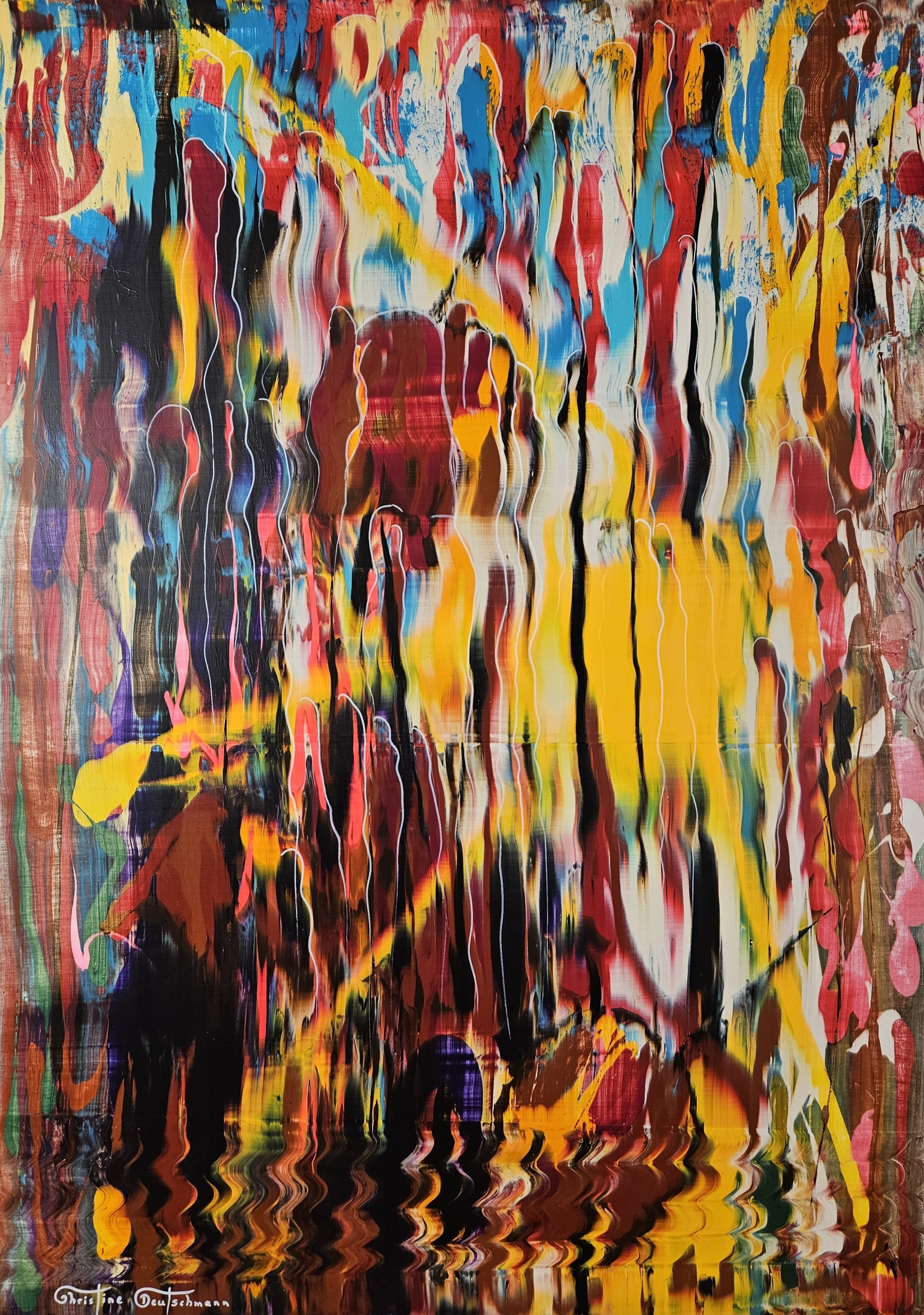 Original-Kunstwerk: "Das Licht des Verborgenen", 70 x 100 cm