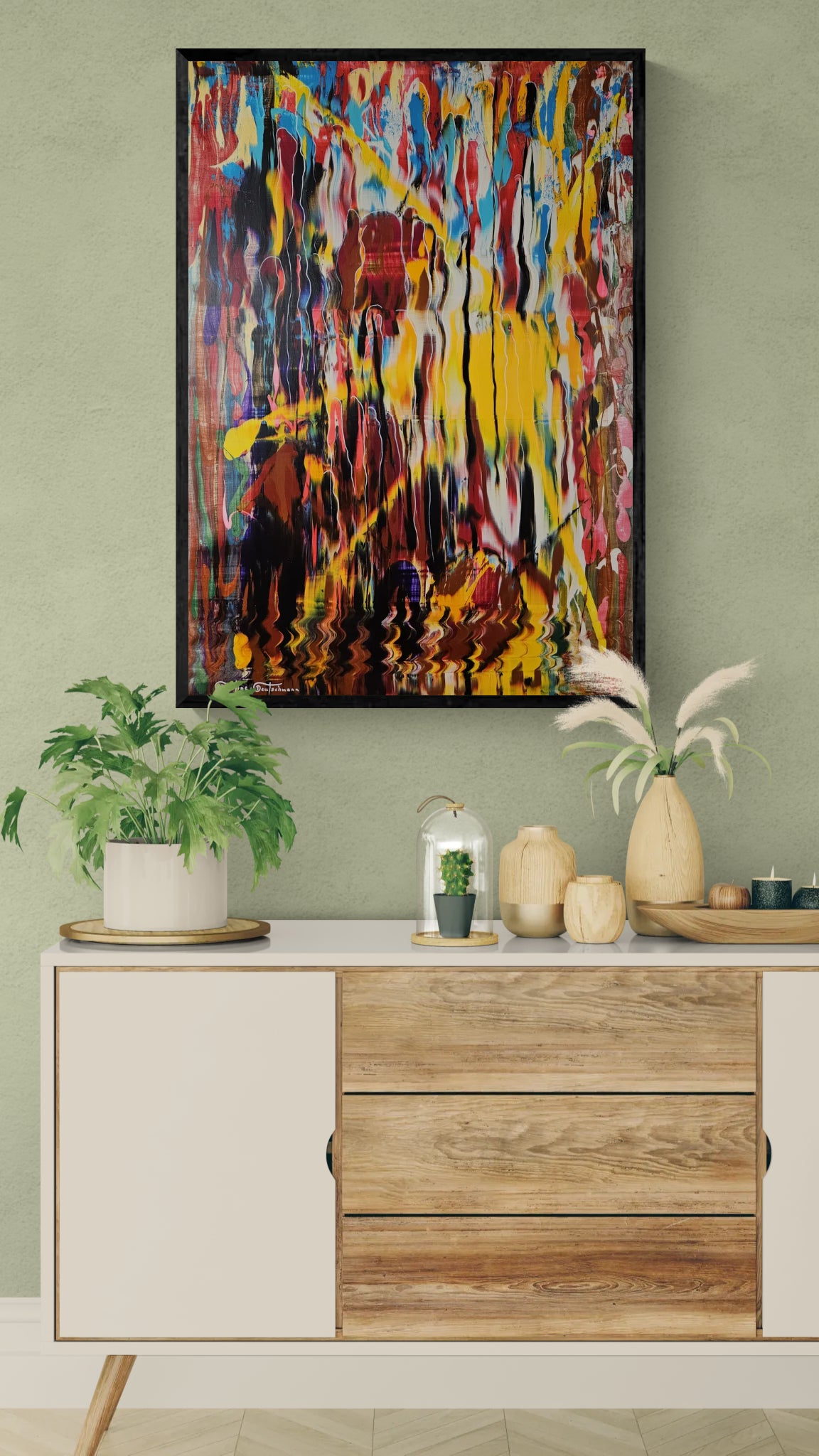 Original-Kunstwerk: "Das Licht des Verborgenen", 70 x 100 cm