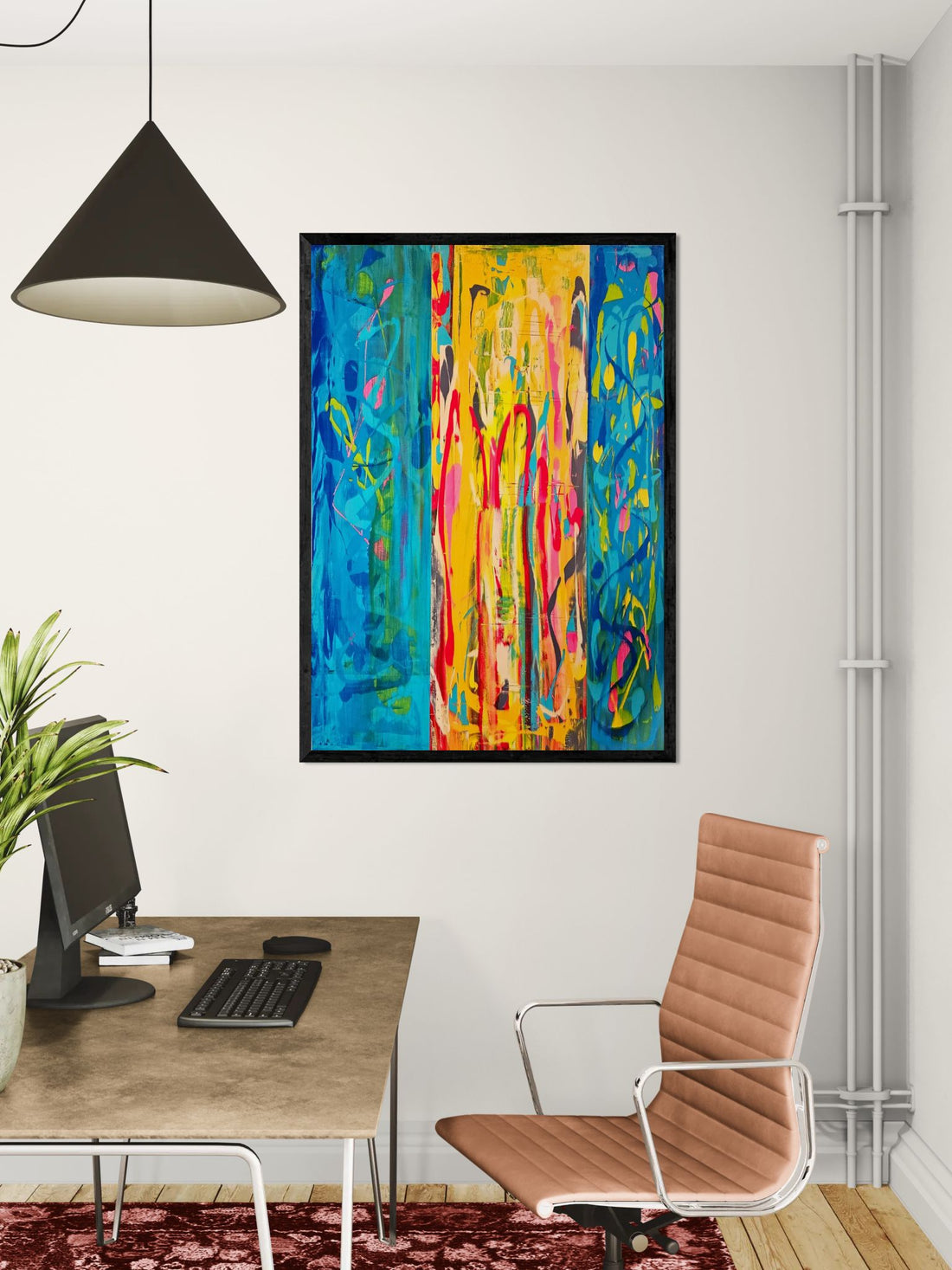 Kunstwerk: "Die Unbeugsamen Nr. 1", Premium Leinwand-Druck