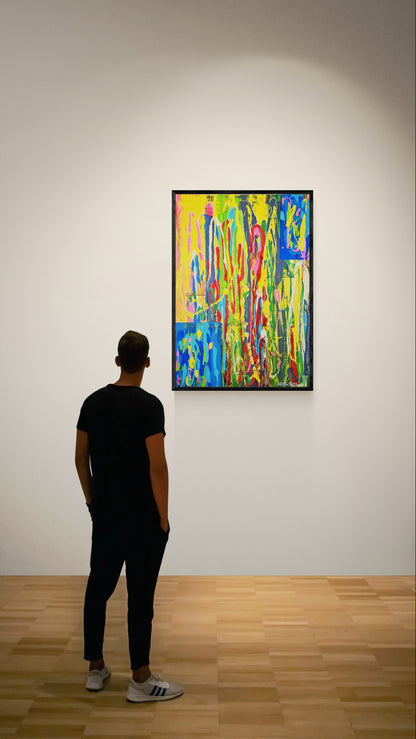 Original-Kunstwerk: "Die Unbeugsamen Nr. 3", 70 x 100 cm