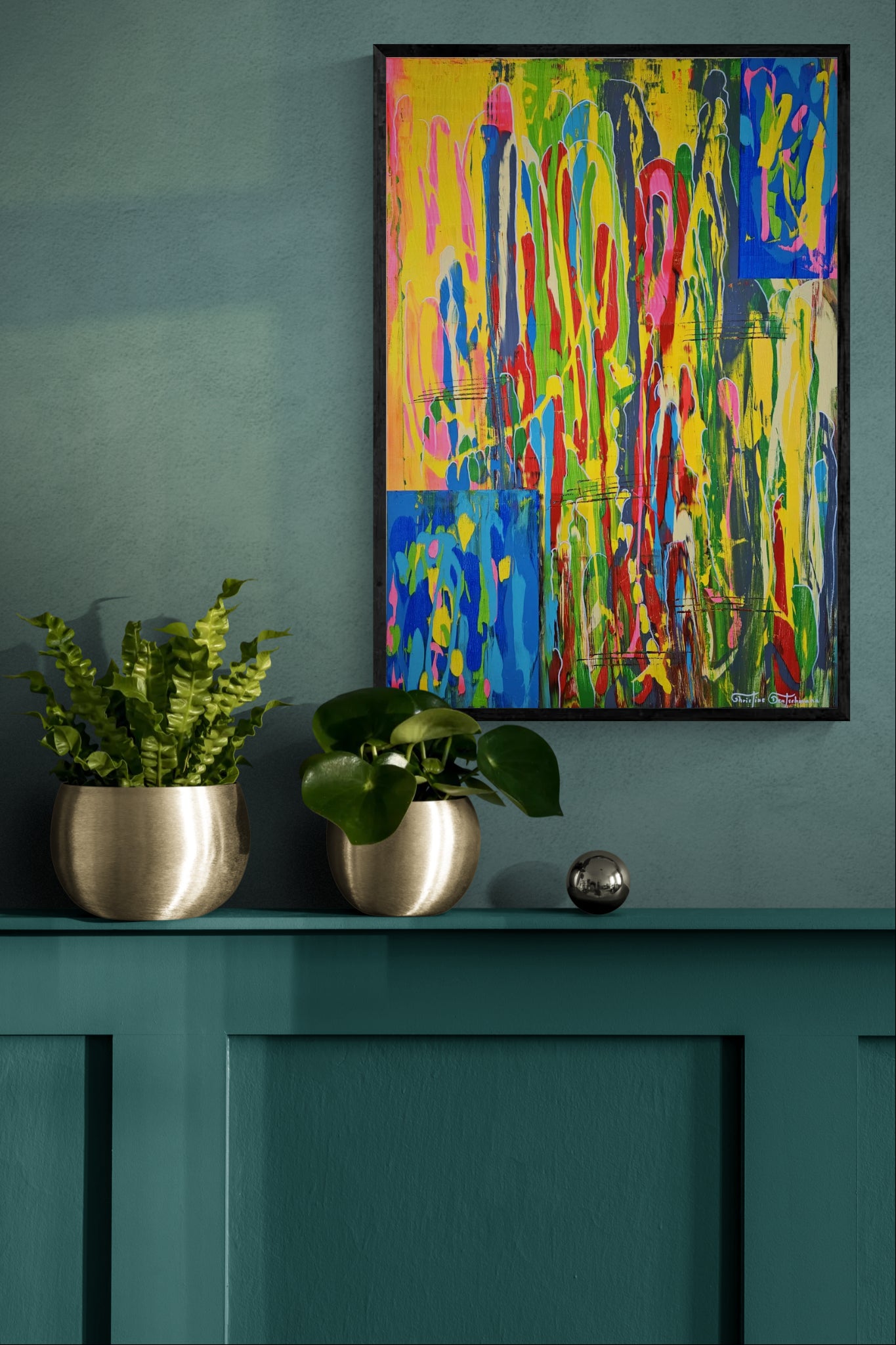 Original-Kunstwerk: "Die Unbeugsamen Nr. 3", 70 x 100 cm