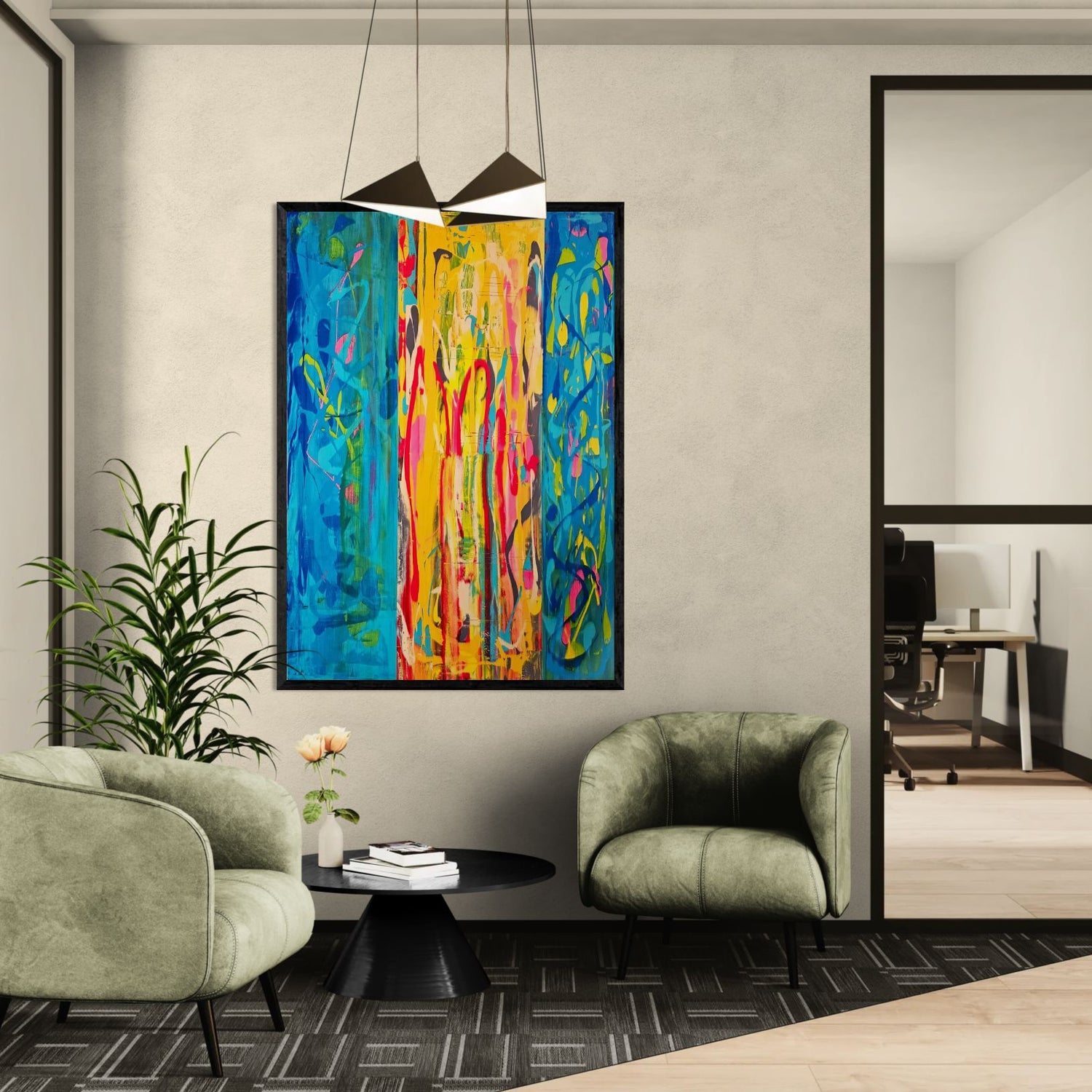 Original-Kunstwerk: "Die Unbeugsamen Nr. 1", 70 x 100 cm