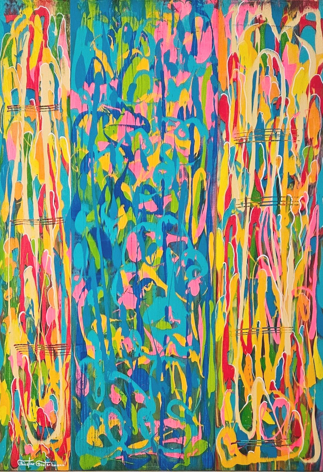 Original-Kunstwerk: "Die Unbeugsamen Nr. 2", 70 x 100 cm