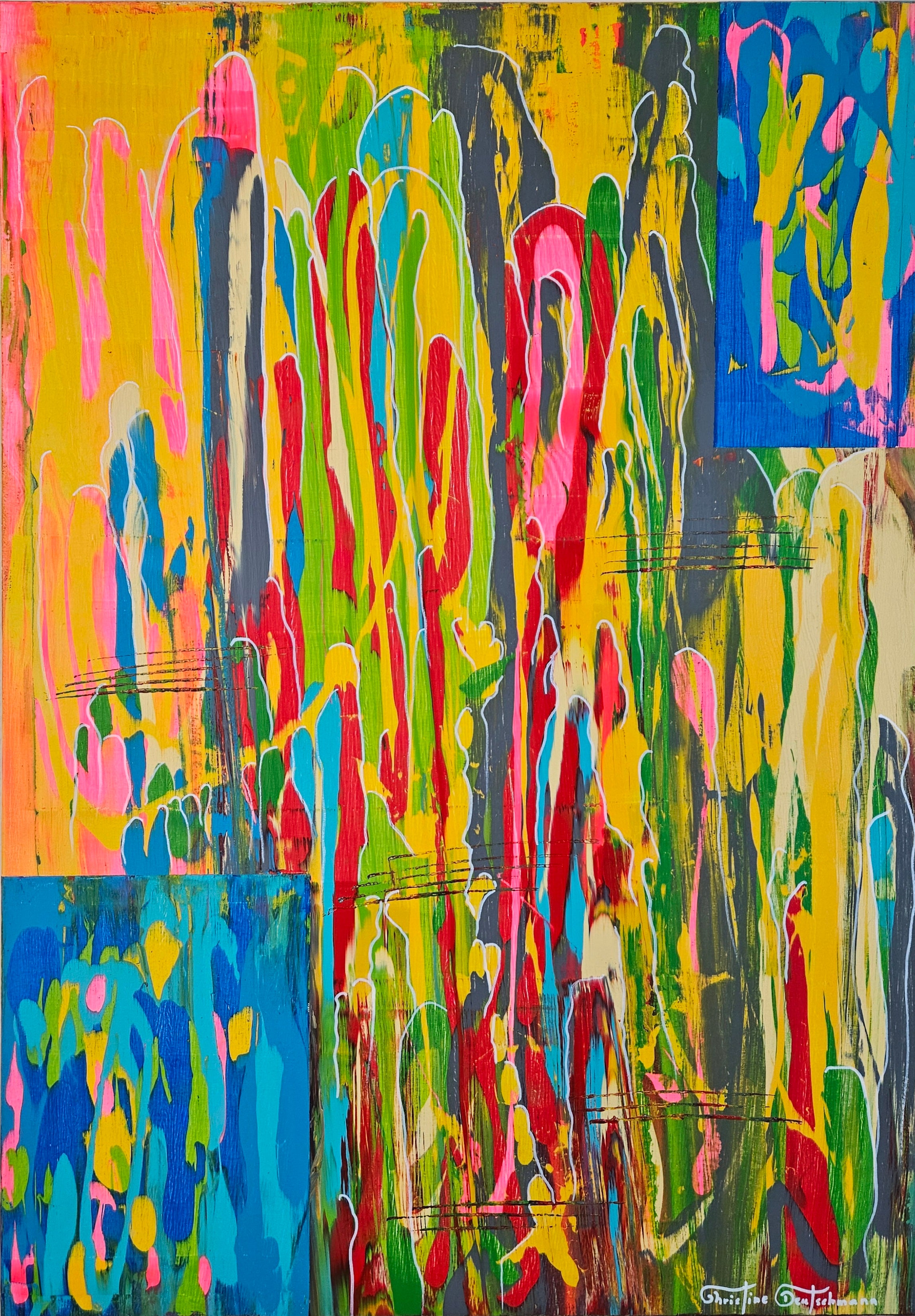 Original-Kunstwerk: "Die Unbeugsamen Nr. 3", 70 x 100 cm