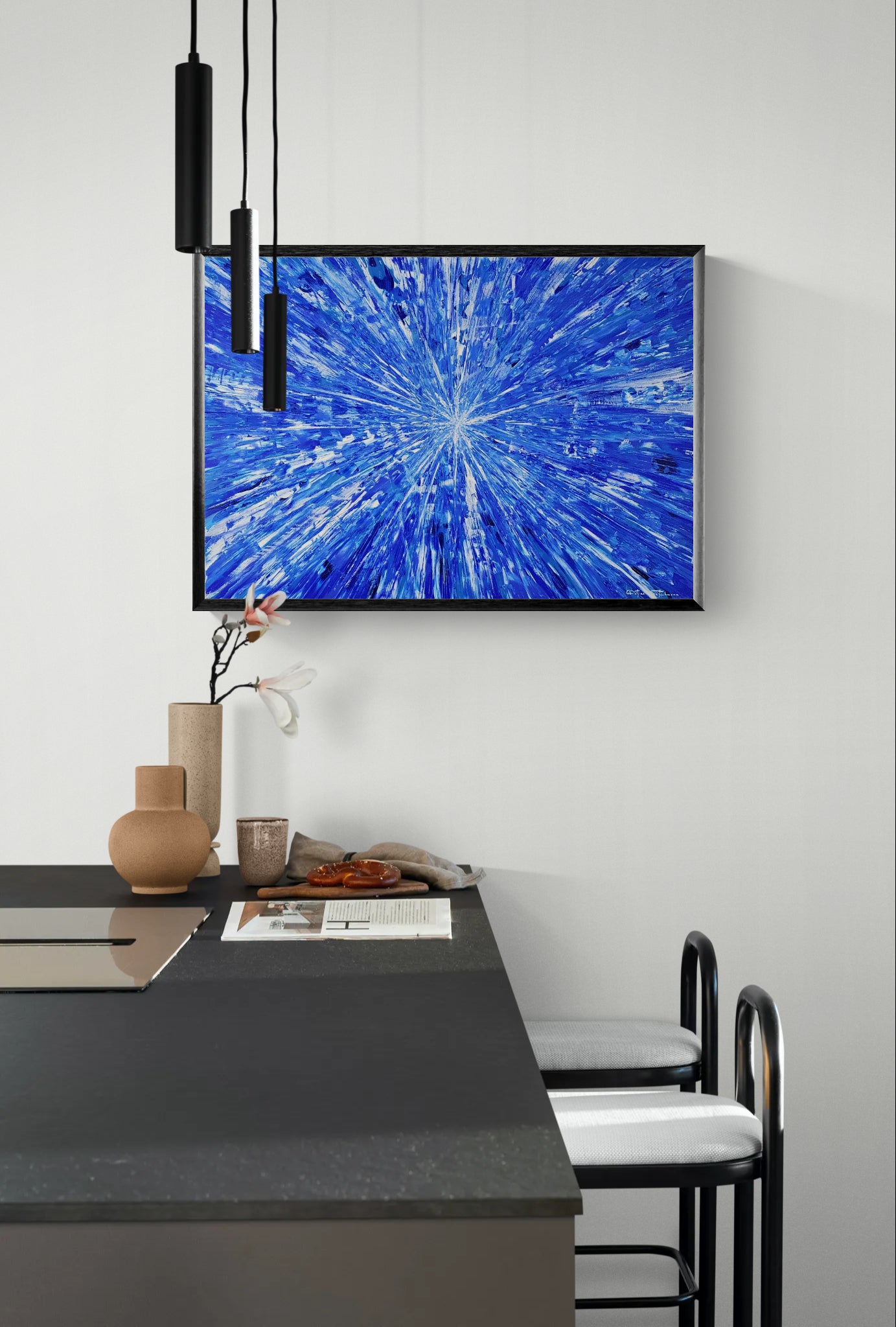 Original-Kunstwerk: "Flow - Die Energie des Universums", 70 x 100 cm