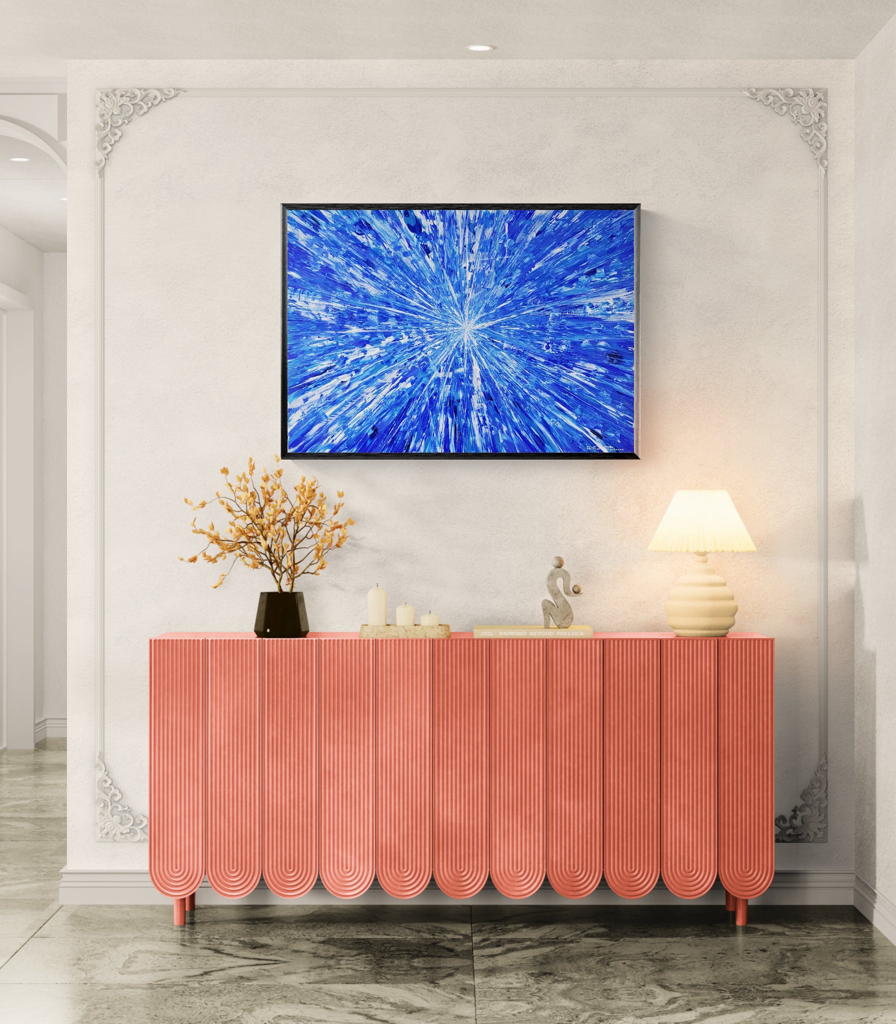 Original-Kunstwerk: "Flow - Die Energie des Universums", 70 x 100 cm