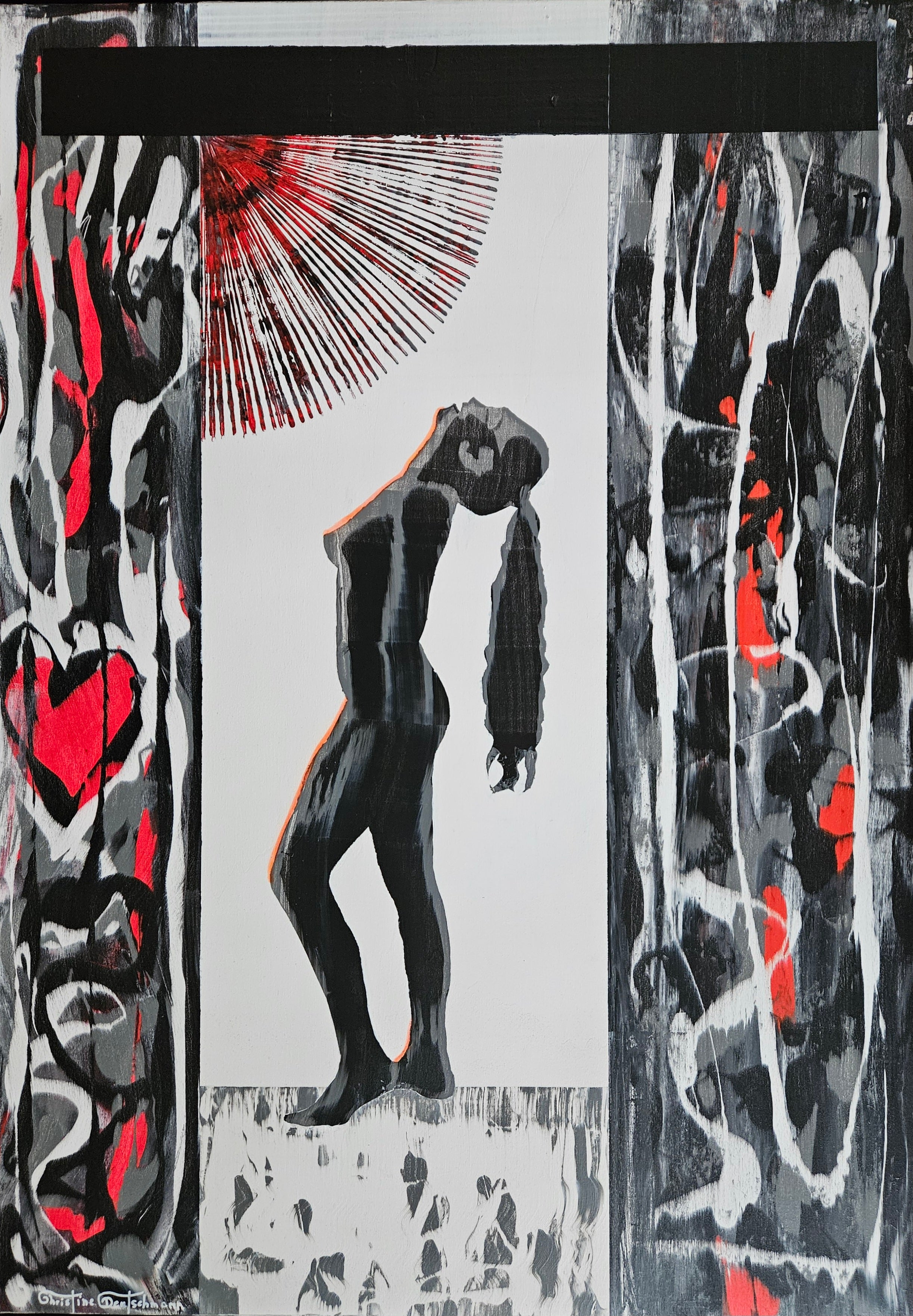 Original-Kunstwerk: "In love with the shape of you", 70 x 100 cm