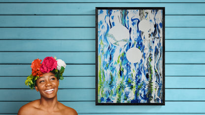 Original-Kunstwerk: "Overwhelming freedom", 70 x 100 cm