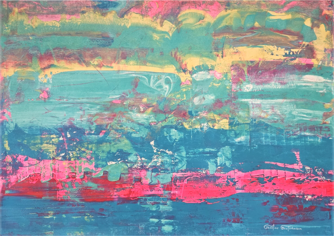 Main image Kunstwerk: "Magie der Vorfreude", Premium Leinwand-Druck, limitierte Auflage