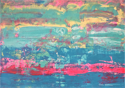 Main image Kunstwerk: "Magie der Vorfreude", Premium Leinwand-Druck, limitierte Auflage