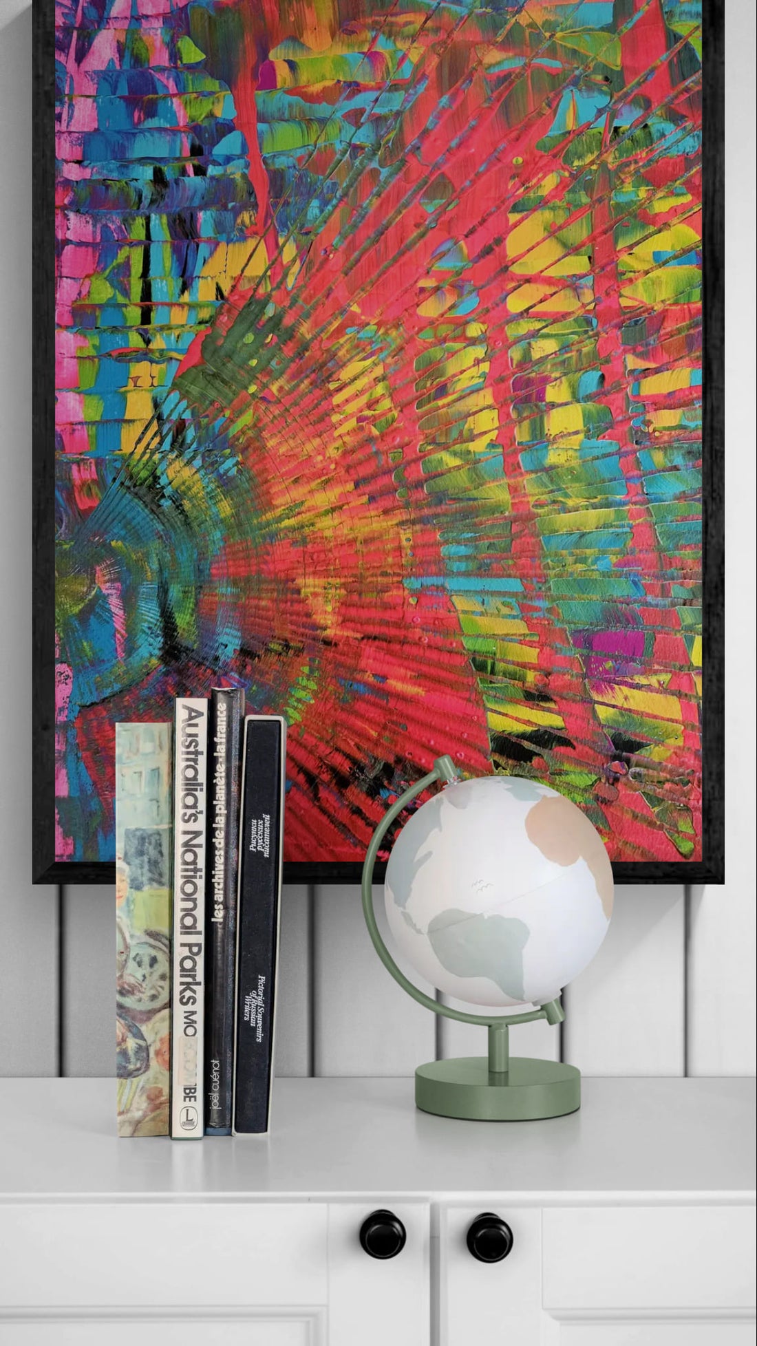 Kunstwerk: "Sinn nach Leichtigkeit ist nicht gleich Leichtsinn", Premium Leinwand-Druck